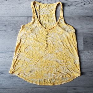 Yellow tank top size small